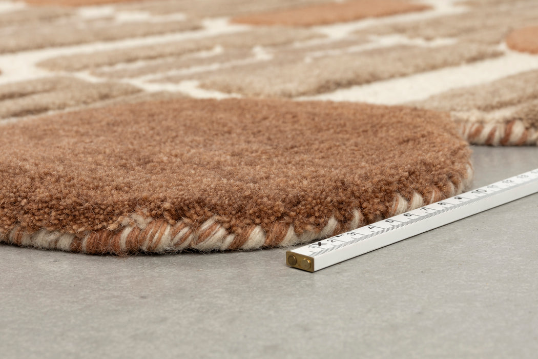 Vloerkleed Mundra Wol Beige 160x230 cm-Rechthoekige vloerkleden-Creating Home