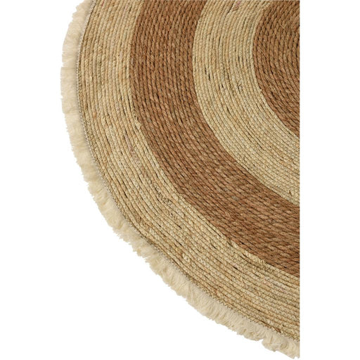 Vloerkleed Naturel Katoen 120 cm 120x120x1 cm-Rechthoekige vloerkleden-J-Line
