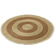 Vloerkleed Naturel Katoen 120 cm 120x120x1 cm-Rechthoekige vloerkleden-J-Line