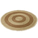 Vloerkleed Naturel Katoen 120 cm 120x120x1 cm-Rechthoekige vloerkleden-J-Line