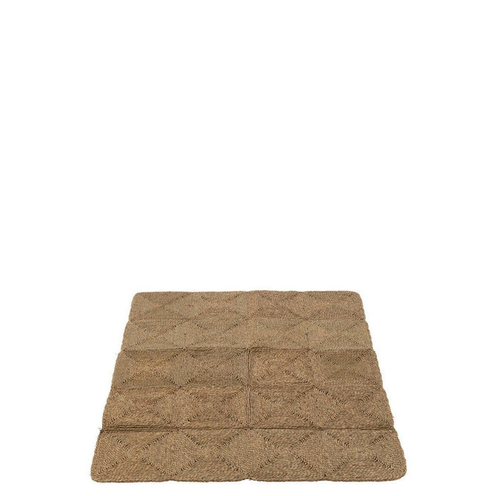 Vloerkleed Naturel Kunststof 122x153 cm-Rechthoekige vloerkleden-J-Line