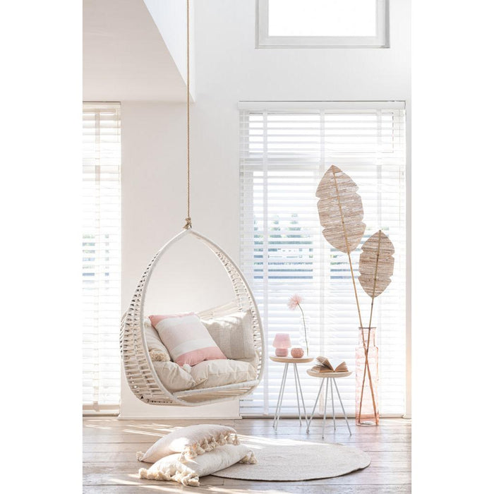 Vloerkleed Naturel Polyester M 150 cm 150x150x2 cm-Rechthoekige vloerkleden-J-Line