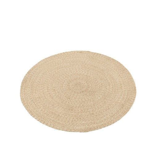 Vloerkleed Naturel Polyester M 150 cm 150x150x2 cm-Rechthoekige vloerkleden-J-Line