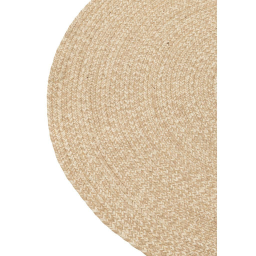 Vloerkleed Naturel Polyester S 120 cm 120x120x1 cm-Rechthoekige vloerkleden-J-Line
