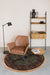 Vloerkleed Raz '160 Viscose Groen Ø160x0.26 cm-Rechthoekige vloerkleden-Creating Home