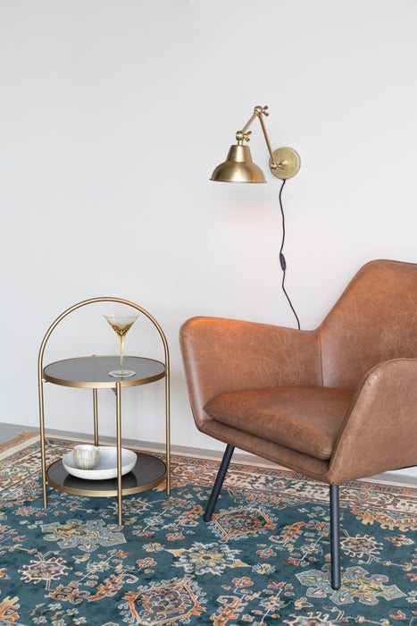Vloerkleed Raz 200x300 Viscose Camel 300x200 cm-Rechthoekige vloerkleden-Creating Home