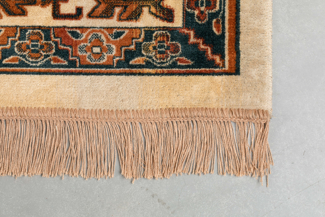 Vloerkleed Raz 200x300 Viscose Camel 300x200 cm-Rechthoekige vloerkleden-Creating Home