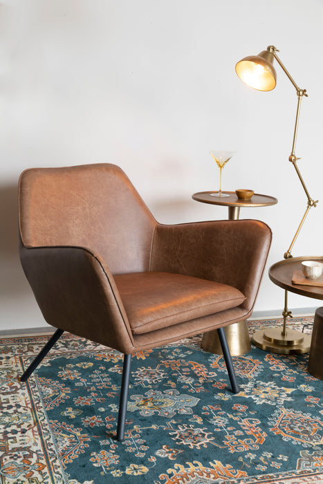 Vloerkleed Raz 200x300 Viscose Camel 300x200 cm-Rechthoekige vloerkleden-Creating Home