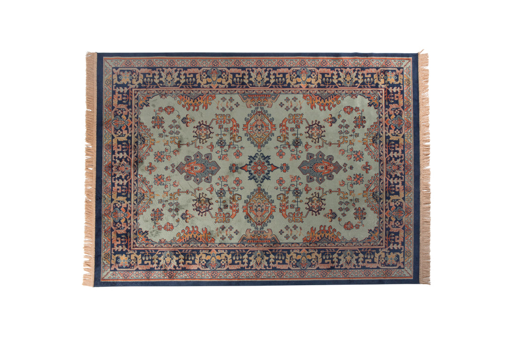 Vloerkleed Raz Viscose Groen 160x230 cm-Rechthoekige vloerkleden-Creating Home