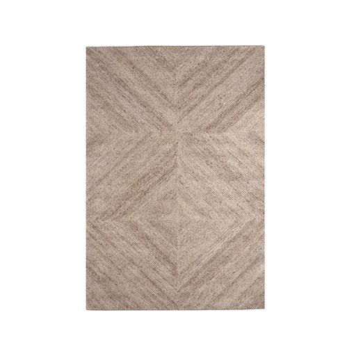 Vloerkleed Vloerkleden Blendy Taupe Wol 160x230 cm-Rechthoekige vloerkleden-LABEL51