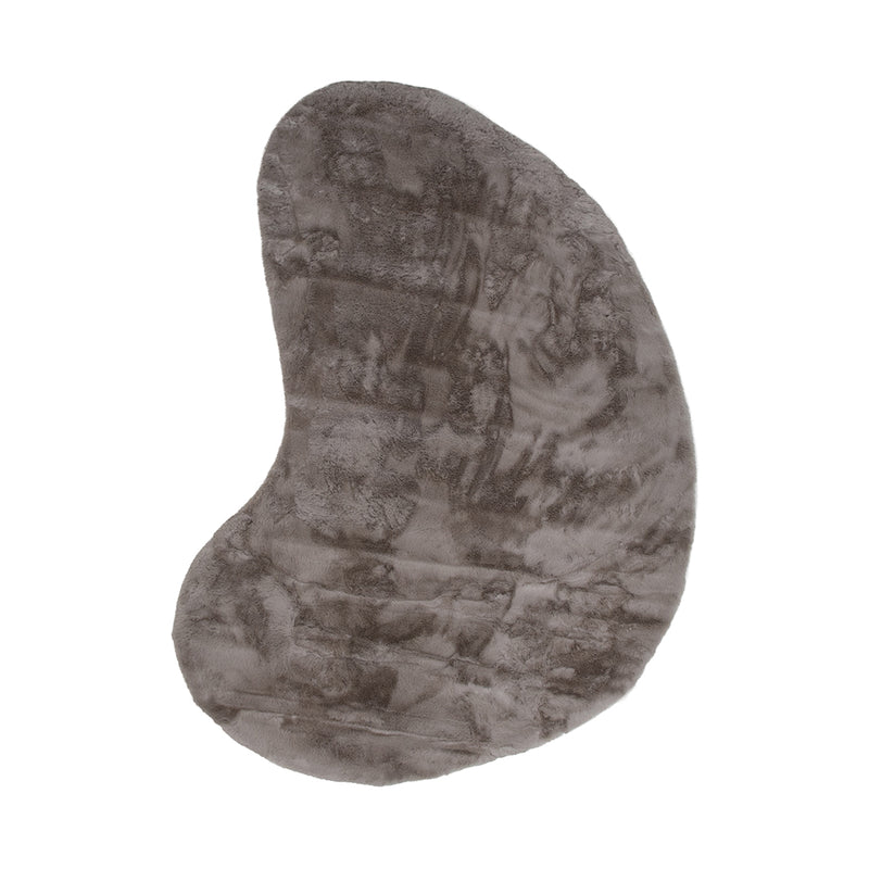 Vloerkleed Vloerkleden Indy Taupe Polyester 160x230 cm Organisch-Rechthoekige vloerkleden-LABEL51