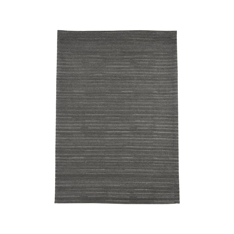 Vloerkleed Vloerkleden Luxy Antraciet Wol 160x230 cm-Rechthoekige vloerkleden-LABEL51