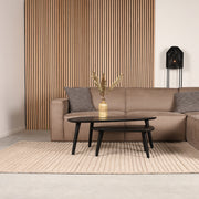 Vloerkleed Vloerkleden Luxy Taupe Wol 160x230 cm-Rechthoekige vloerkleden-LABEL51