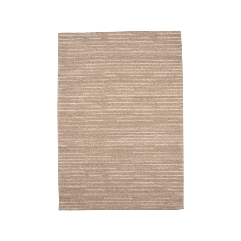 Vloerkleed Vloerkleden Luxy Taupe Wol 160x230 cm-Rechthoekige vloerkleden-LABEL51