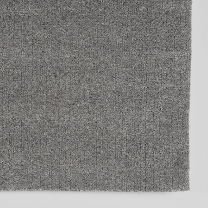 Vloerkleed Vloerkleden Wolly Antraciet Wol 160x230 cm-Rechthoekige vloerkleden-LABEL51