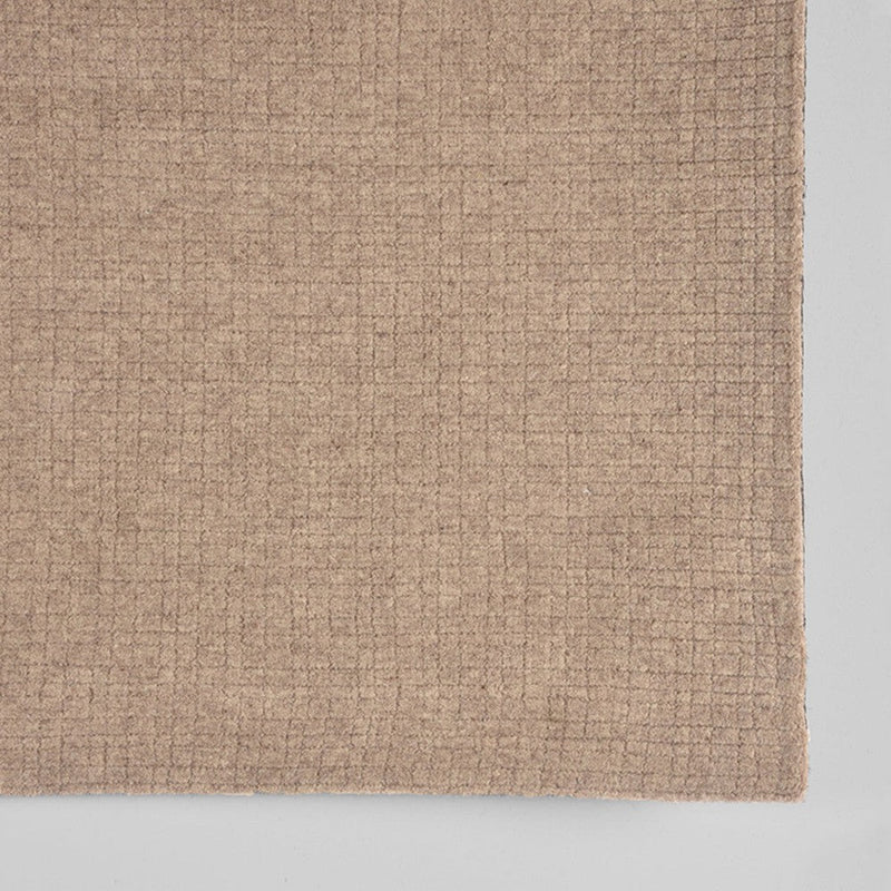 Vloerkleed Vloerkleden Wolly Taupe Wol 160x230 cm-Rechthoekige vloerkleden-LABEL51