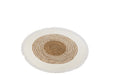 Vloerkleed Wit Polyester M 70 cm 70x70x1 cm-Rechthoekige vloerkleden-J-Line