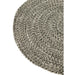 Vloerkleed Zwart Polyester S 120 cm 120x120x1 cm-Rechthoekige vloerkleden-J-Line