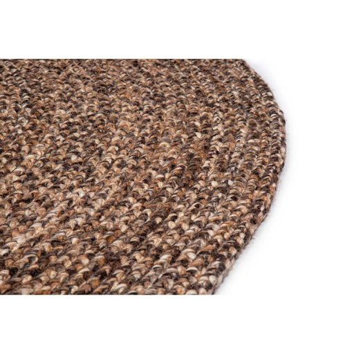 Vloerkleed ø200 cm Bellano ST Brown Wol-Ronde vloerkleden-Brinker Carpets
