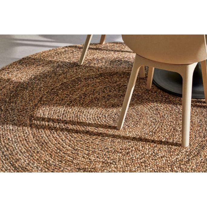 Vloerkleed ø200 cm Bellano ST Light Grey Wol-Ronde vloerkleden-Brinker Carpets
