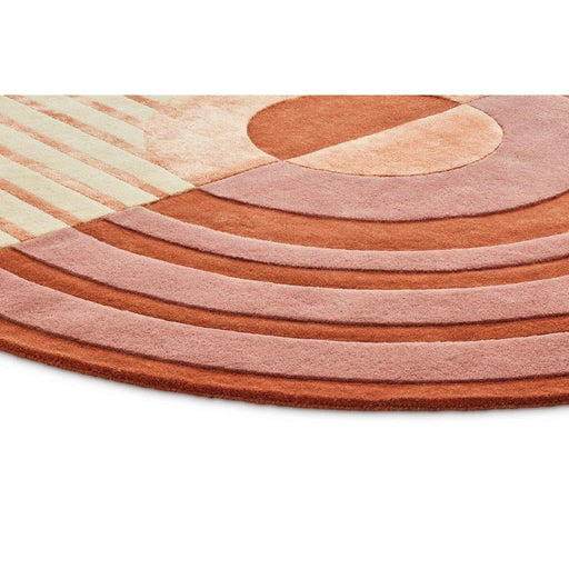 Vloerkleed ø200 cm Fano Girare Lychee Wol-Ronde vloerkleden-Brinker Carpets