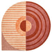Vloerkleed ø280 cm Fano Girare Lychee Wol-Ronde vloerkleden-Brinker Carpets