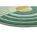 Vloerkleed ø320 cm Fano Girare Green Wol-Ronde vloerkleden-Brinker Carpets