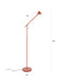 Vloerlamp Aero Metaal Rood 57.5x25 cm GU10 (ES111)-Vloerlampen-Creating Home
