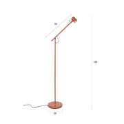Vloerlamp Aero Metaal Rood 57.5x25 cm GU10 (ES111)-Vloerlampen-Creating Home