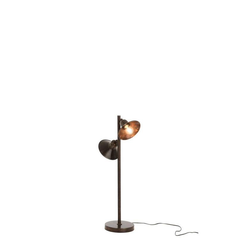 Vloerlamp Bruin 21 cm Lamp Standing 21x34x80 cm-Vloerlampen-J-Line
