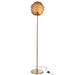 Vloerlamp Bruin ijzer 30 cm 30x30x156 cm-Vloerlampen-J-Line