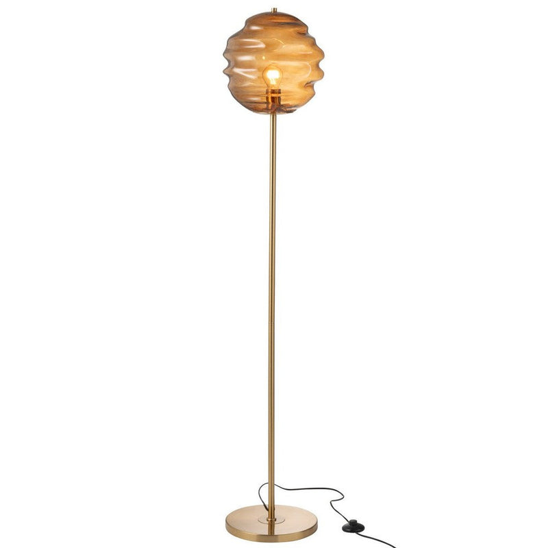 Vloerlamp Bruin Ijzer 30 cm 30x30x156 cm-Vloerlampen-J-Line