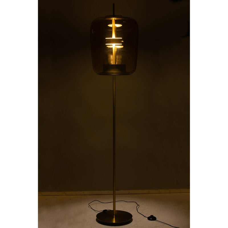 Vloerlamp Bruin Ijzer 35 cm 35x35x168 cm-Vloerlampen-J-Line