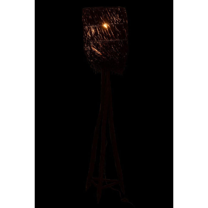 Vloerlamp Bruin Teakhout 42 cm-Vloerlampen-J-Line