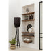 Vloerlamp Bruin Teakhout 42 cm-Vloerlampen-J-Line