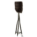 Vloerlamp Bruin Teakhout 42 cm-Vloerlampen-J-Line