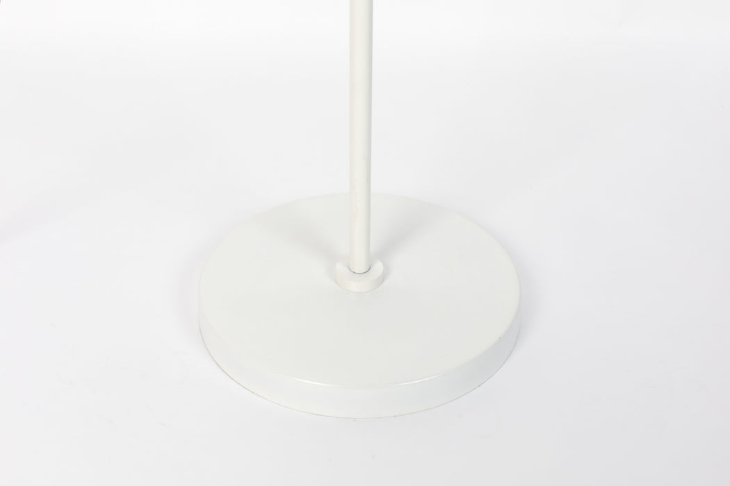 Vloerlamp Cage Aluminum, Aluminium, Metaal Wit 32x21.5 cm E27