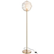 Vloerlamp Cognac Aluminium 30 cm 30x30x156 cm-Vloerlampen-J-Line