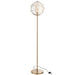 Vloerlamp Cognac Aluminium 30 cm 30x30x156 cm-Vloerlampen-J-Line