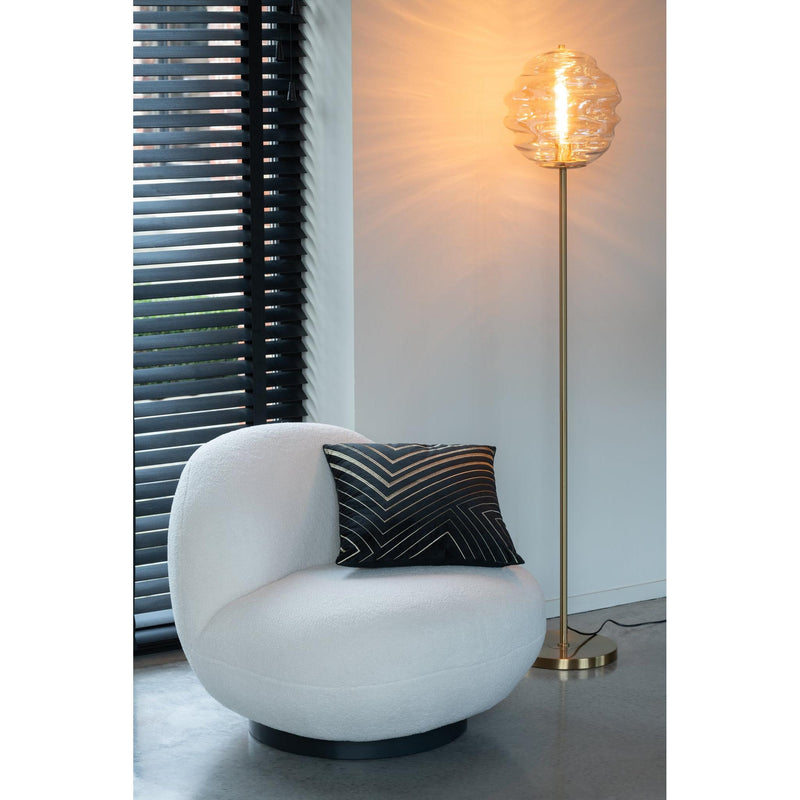 Vloerlamp Cognac Aluminium 30 cm 30x30x156 cm-Vloerlampen-J-Line