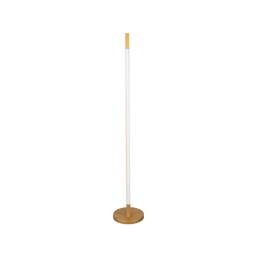 Vloerlamp Futuro Antiek Goud Metaal - 23x23x130 cm-Vloerlampen-LABEL51