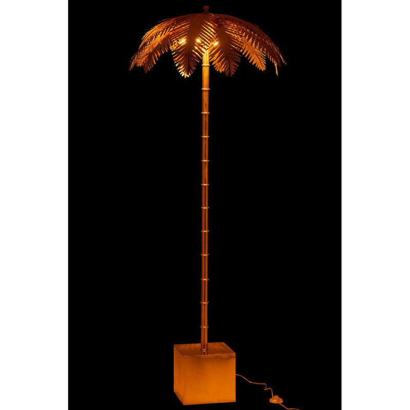 Vloerlamp Goud Rvs 77 cm Lamp Standing 77x77x133 cm-Vloerlampen-J-Line