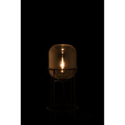 Vloerlamp Grijs Glas M 40 cm 40.5x40.5x96 cm-Vloerlampen-J-Line