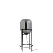 Vloerlamp Grijs Glas M 40 cm 40.5x40.5x96 cm-Vloerlampen-J-Line