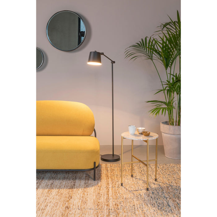 Vloerlamp Hajo Metaal Grijs 55x25 cm E27-Vloerlampen-Creating Home