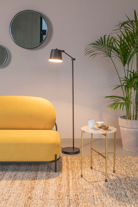 Vloerlamp Hajo Metaal Grijs 55x25 cm E27-Vloerlampen-Creating Home