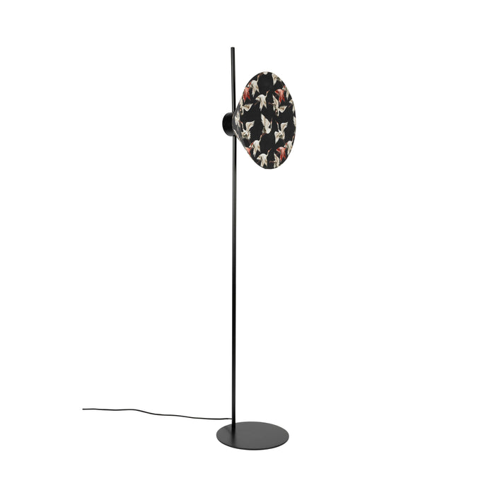 Vloerlamp Jaylee Metaal, Katoen Zwart 30x39 cm E27-Vloerlampen-Creating Home