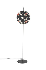 Vloerlamp Jaylee Metaal, Katoen Zwart 30x39 cm E27-Vloerlampen-Creating Home
