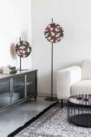 Vloerlamp Jaylee Metaal, Katoen Zwart 30x39 cm E27-Vloerlampen-Creating Home