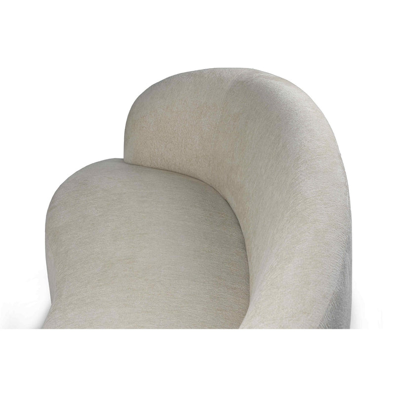 Vloerlamp Lamp Bohne Polyester Crème 102x225 cm-Vloerlampen-PTMD